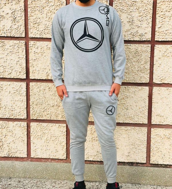 Winter Printed Grey Tracksuit - Image 2