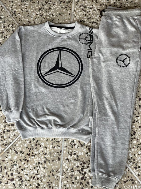 Winter Printed Grey Tracksuit - Image 4