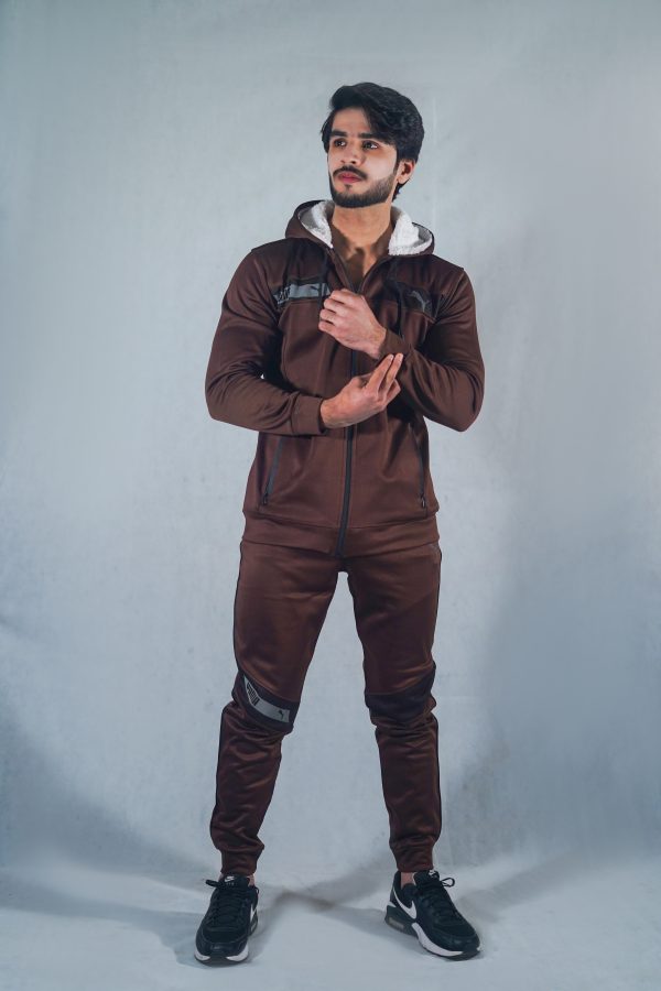 PU Premium Tracksuit (brown)