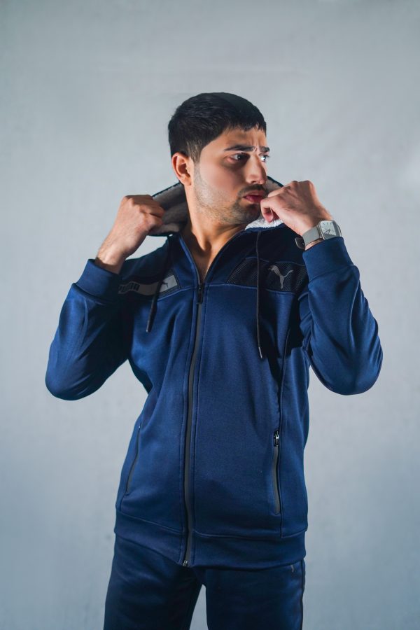 PU Premium Tracksuit (Navy) - Image 3