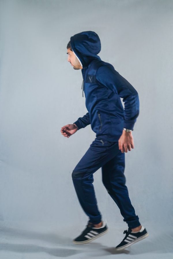 PU Premium Tracksuit (Navy) - Image 2